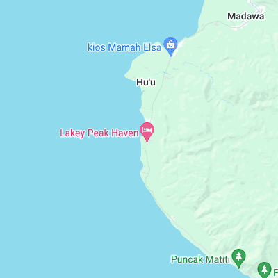 Lakey Peak surf map