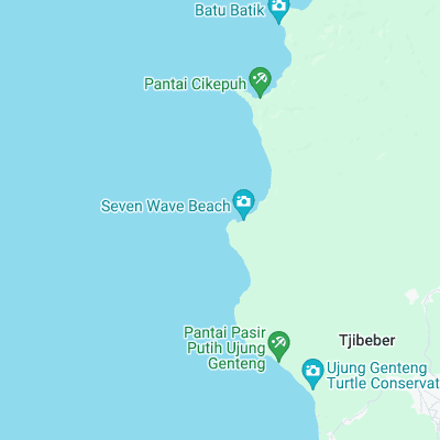 Ombak Tujuh surf map