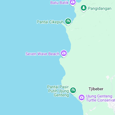 Ombak Tujuh surf map