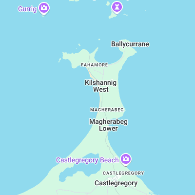 Brandon Bay surf map