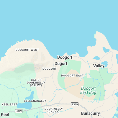 Dugort surf map