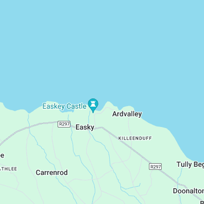 Easkey Right surf map
