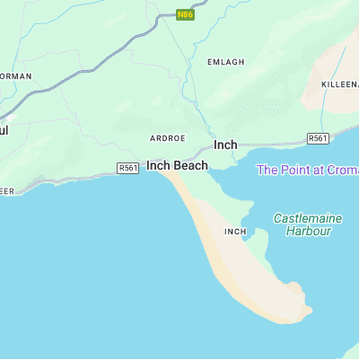 Inch Strand surf map