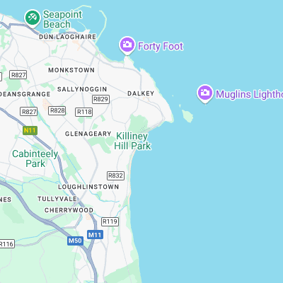 Killiney Bay surf map