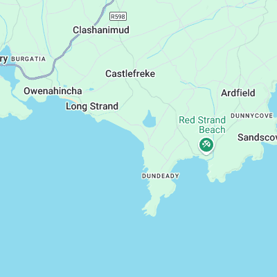 Long Strand surf map