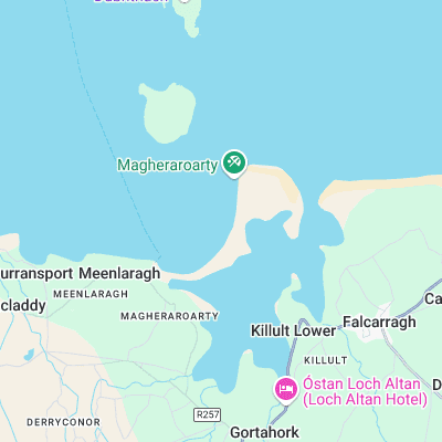 Magheroarty Beach surf map