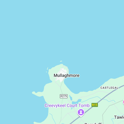 Mullaghmore Head surf map