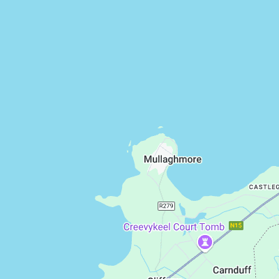 Mullaghmore surf map