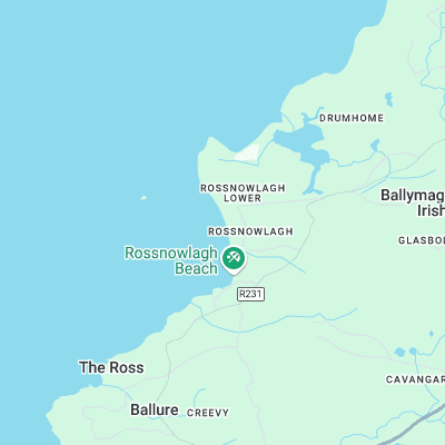 Rossnowlagh surf map