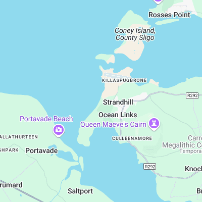 Strandhill surf map