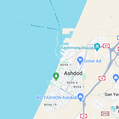 Ashdod -hshover surf map