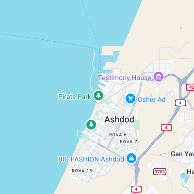 Ashdod -hshover surf map