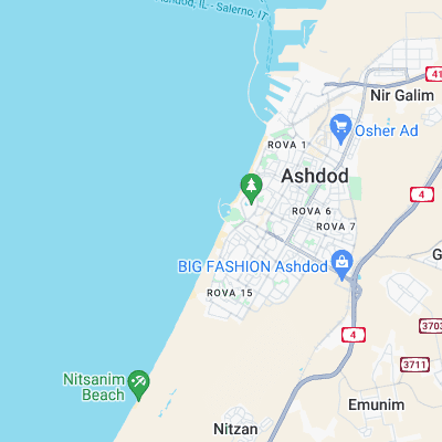 Dromi(Ashdod) surf map