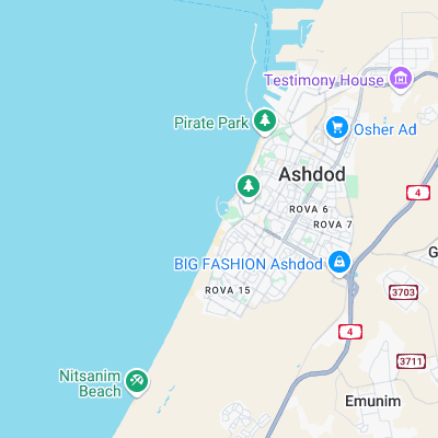 Dromi(Ashdod) surf map