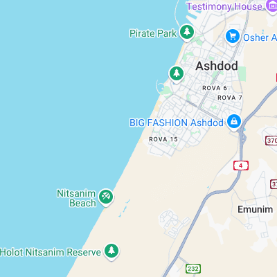 Igolim Ashdod surf map