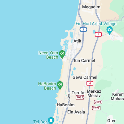 Stalbeach-haifa surf map