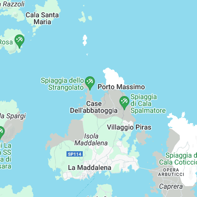 Bassa Trinita surf map