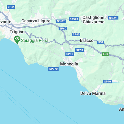 Moneglia surf map