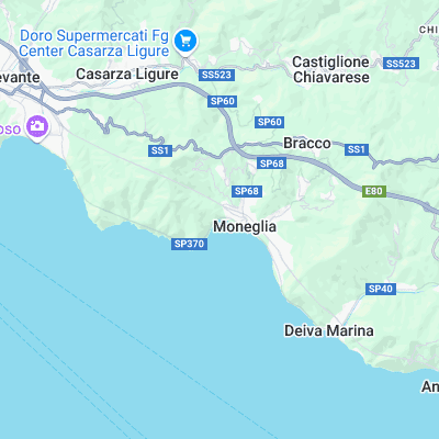 Moneglia surf map