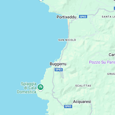 Porticciolo surf map