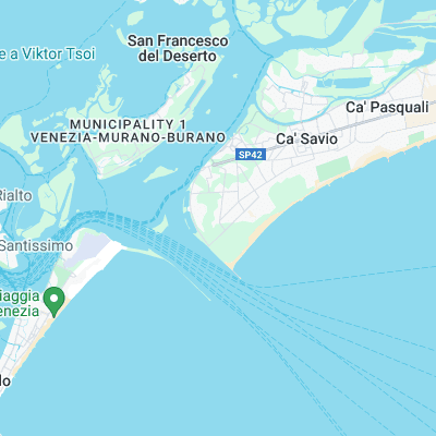 Punta Sabbioni ( Venezia ) surf map