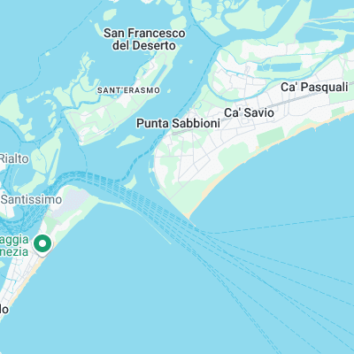 Punta Sabbioni ( Venezia ) surf map