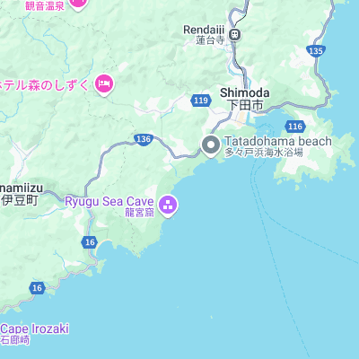 Ohama Beach surf map