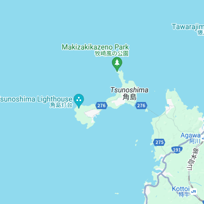 Tsunoshima surf map