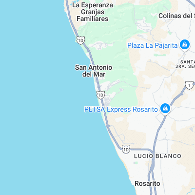 Baja Malibu surf map