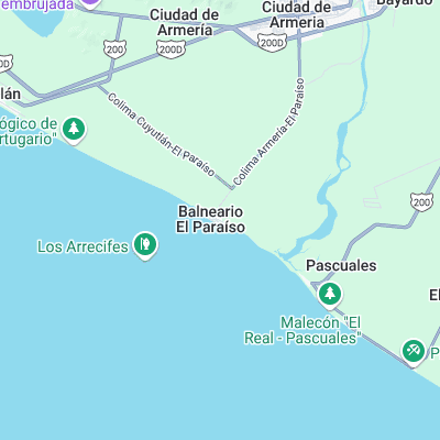 Paraiso surf map