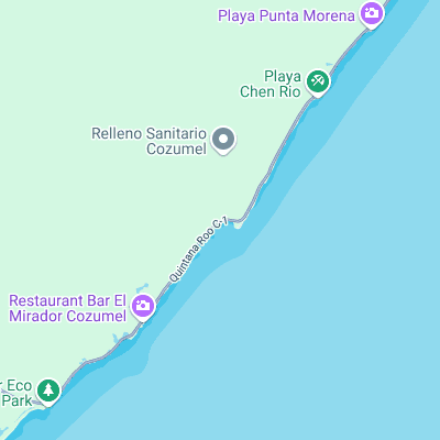 Playa Bonita surf map