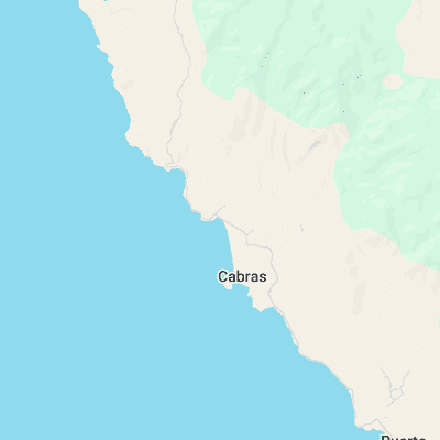Punta Cabras surf map