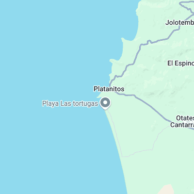 Punta Custodio surf map