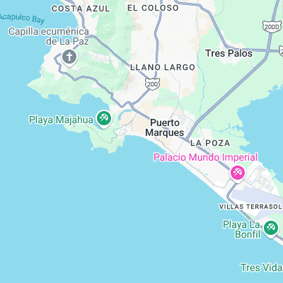 Revolcadero surf map