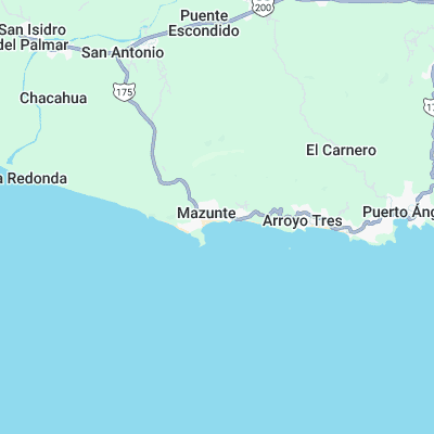 San Agustinillo surf map