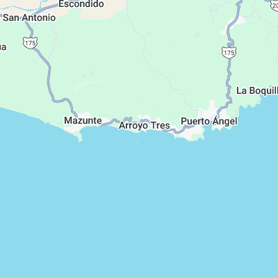 Zipolite surf map