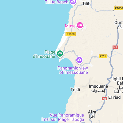 Imsouane surf map