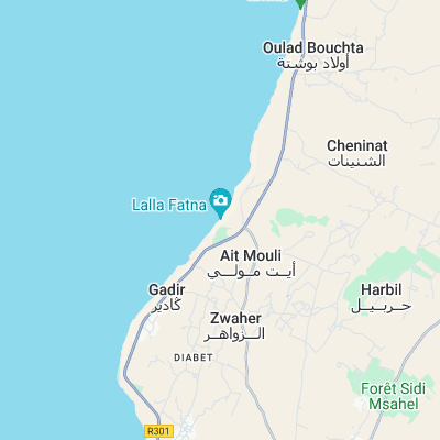 Lalla Fatna surf map