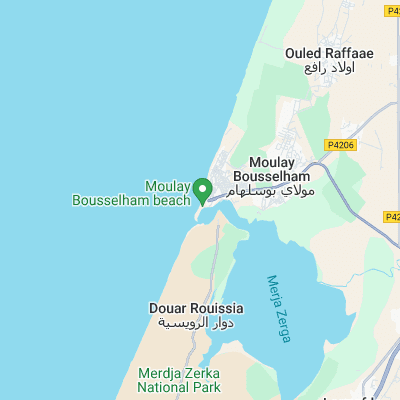 Moulay Bousselham surf map