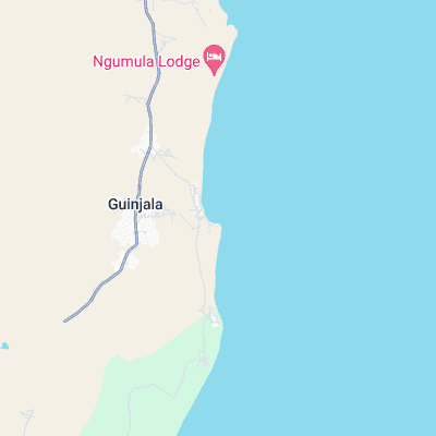 Guinjata Bay surf map