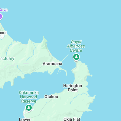 Aramoana surf map