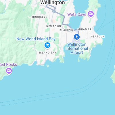 Houghton Bay surf map