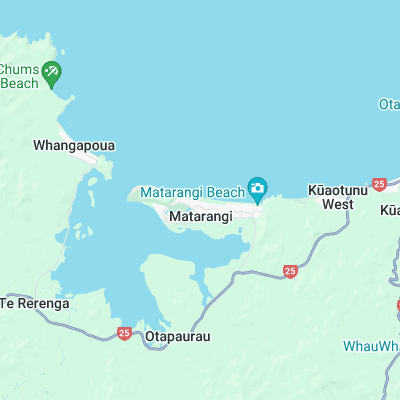 Matarangi surf map