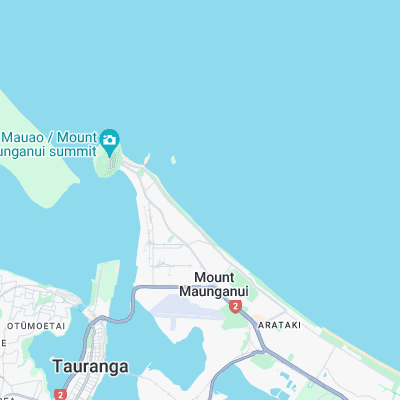 Mount Maunguni surf map