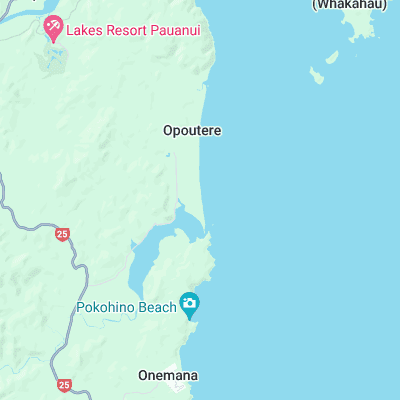Opotere surf map