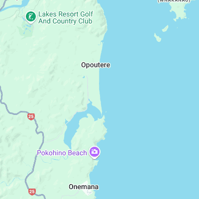 Opotere surf map