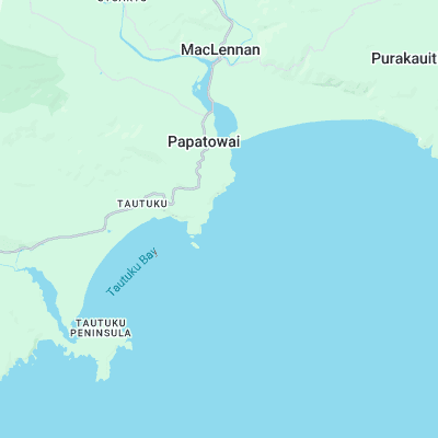 Papatowai surf map