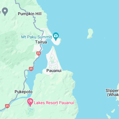 Pauanui surf map