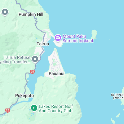 Pauanui surf map