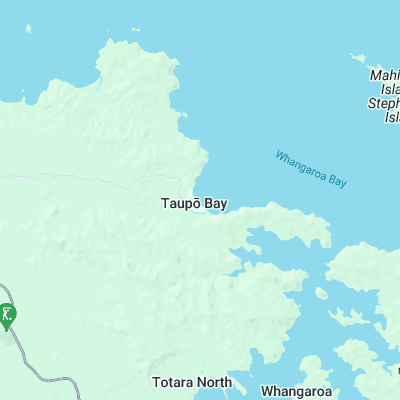 Taupo Bay surf map
